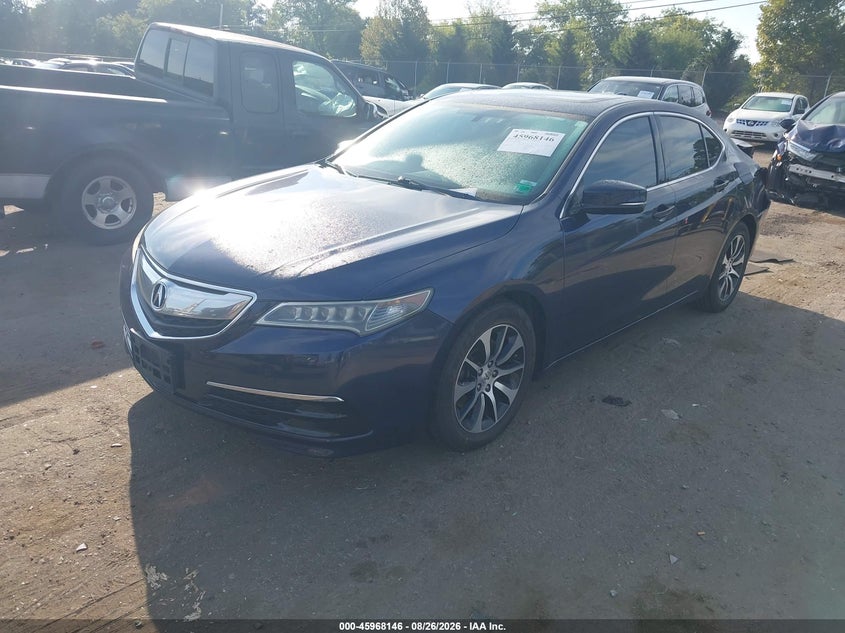 2015 Acura TLX, Удар сзади, IAAI, VIN 19UUB1F3XFA028671 — фото 2