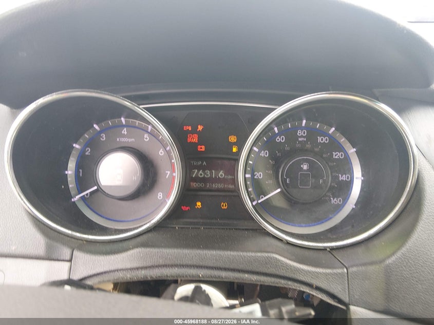 2011 HYUNDAI SONATA auction photo 7