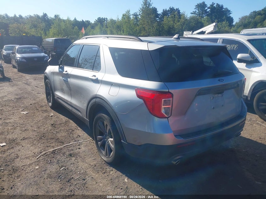 Vin: 1fmsk7dh2mgb50776, lot: 46467416, ford explorer xlt 20213