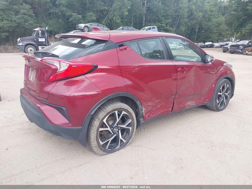 Vin: nmtkhmbx7jr038776, lot: 46467422, toyota c-hr xle 20184