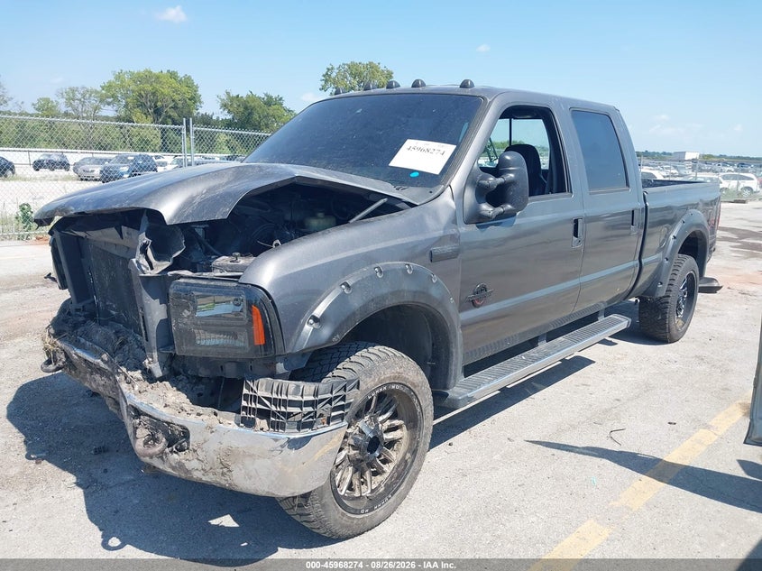 2005 Ford F250, Front End, IAAI, VIN 1FTSW21P55EC79454 — photo 2