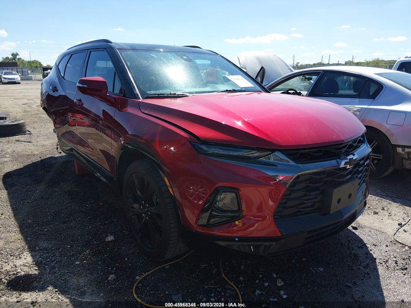 Vin: 3gnkbkrs2ns140500, lot: 46467565, chevrolet blazer awd rs 20221