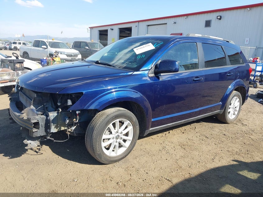 2017 Dodge Journey, Front End, IAAI, VIN 3C4PDCBB8HT563900 — photo 2