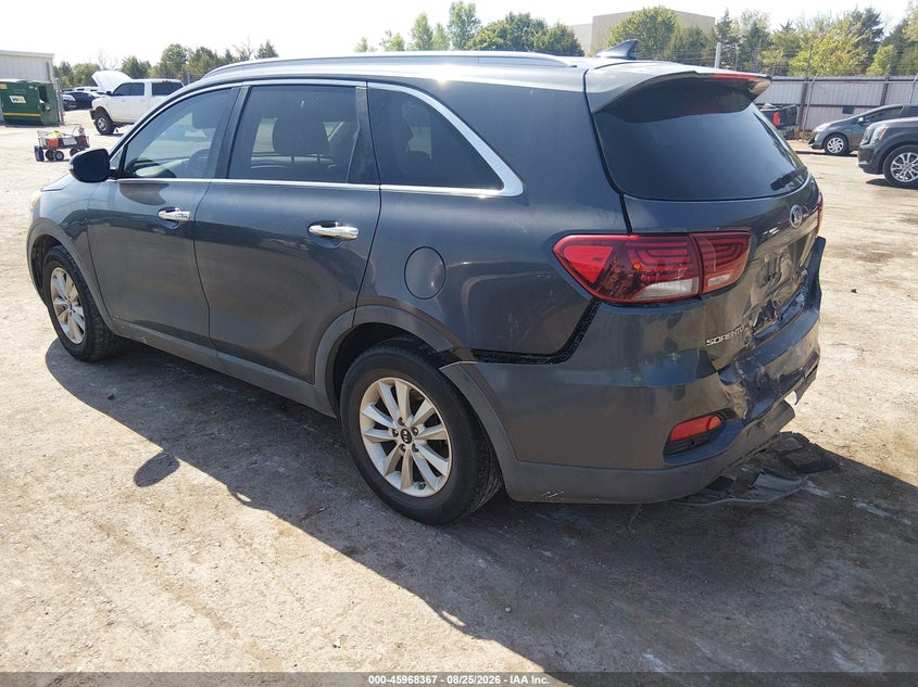 Vin: 5xypg4a33kg500354, lot: 46467586, kia sorento 2.4l lx 20193