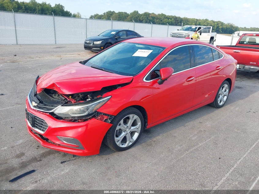 2017 Chevrolet Cruze, Front End, IAAI, VIN 1G1BF5SM2H7245494 — photo 2