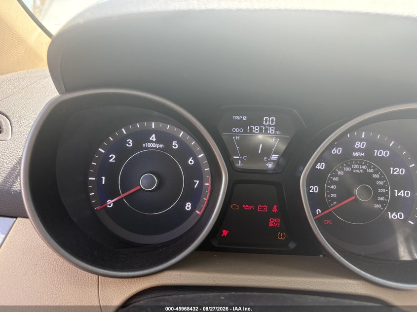 2013 HYUNDAI ELANTRA auction photo 7