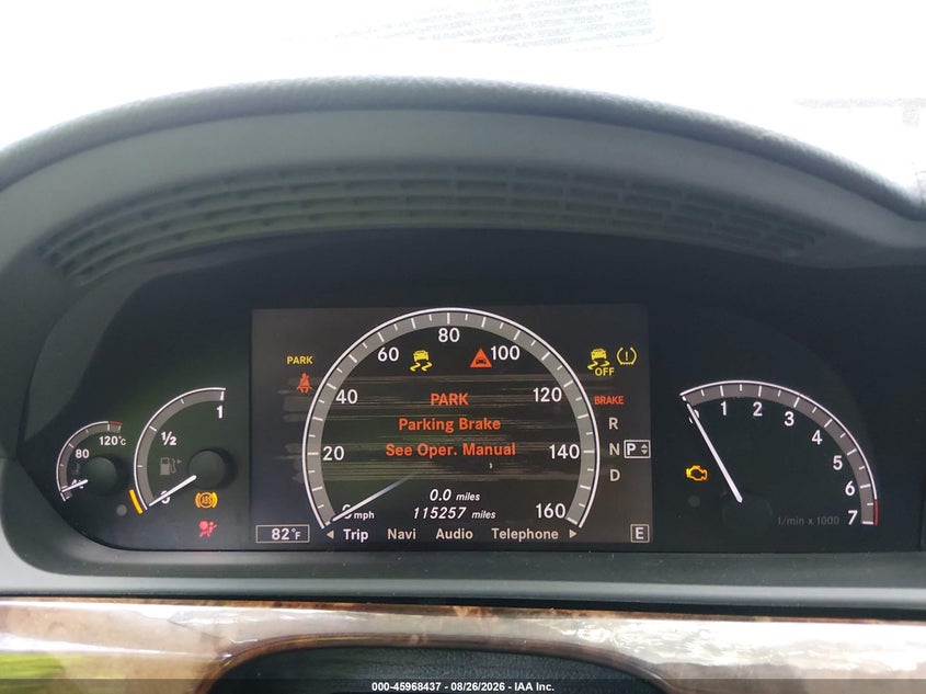 2011 MERCEDES-BENZ S 550 auction photo 7