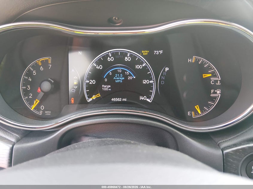 2019 JEEP GRAND CHEROKEE SPORT UTILITY VEHICLE 5.7L V-8 VVT, 360HP