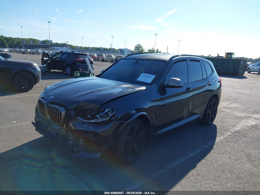 2019 BMW X3, Удар спереди, IAAI, VIN 5UXTS3C59K0Z05743 — фото 2