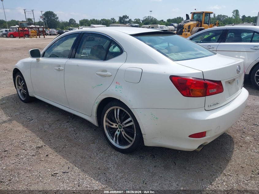 LEXUS IS 250 2006 VIN JTHCK262862004949
