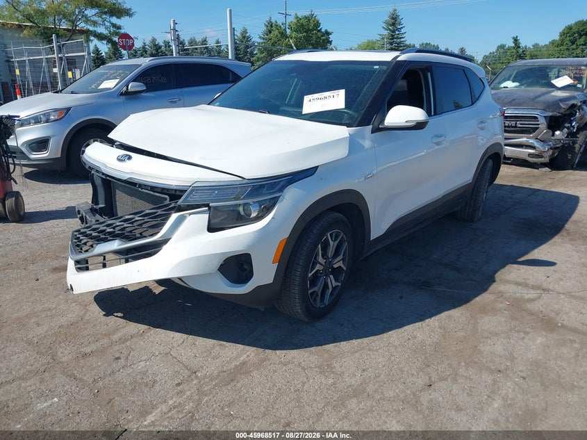Vin: kndercaa4m7119266, lot: 46467736, kia seltos ex 20212