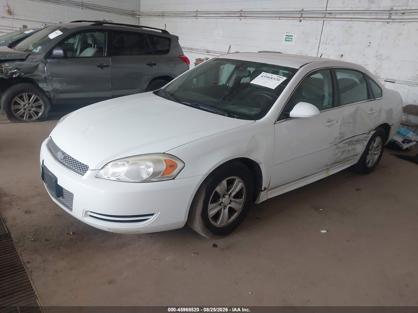 2014 Chevrolet Impala, Левый бок, IAAI, VIN 2G1WA5E38E1149896 — фото 2