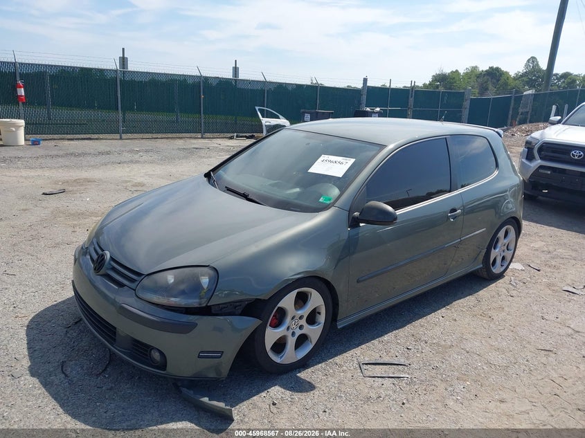 2007 Volkswagen Golf, Ходовая, IAAI, VIN WVWAR71K47W037675 — фото 2