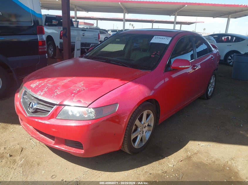 2005 Acura TSX, Left Rear, IAAI, VIN JH4CL96835C024223 — photo 2