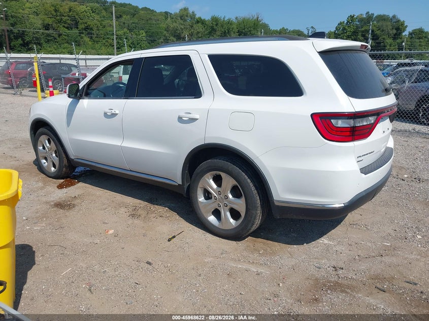 Vin: 1c4rdjdg9fc810503, lot: 46467841, dodge durango limited 20153