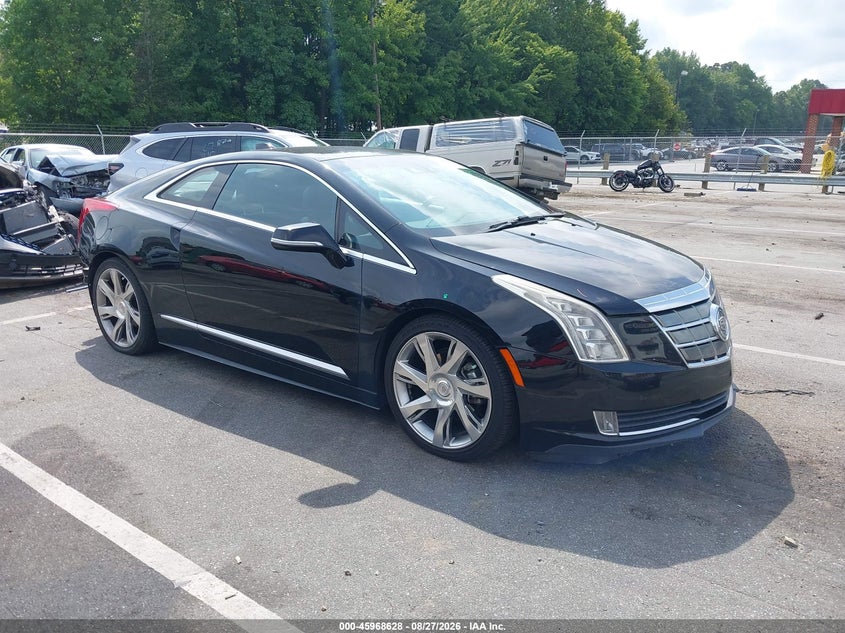 2014 Cadillac Elr Standard, Левый зад, IAAI, VIN 1G6RP1E42EU602180
