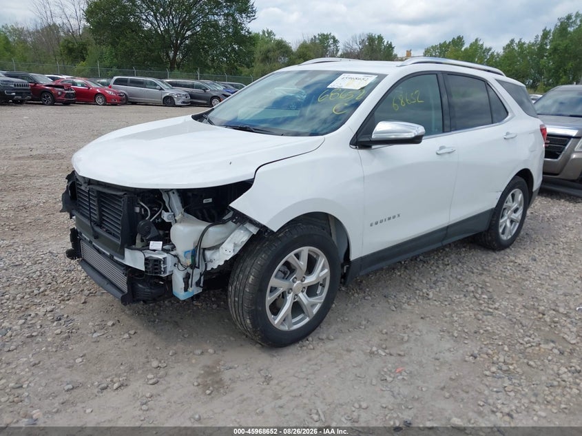 2021 Chevrolet Equinox, Front End, IAAI, VIN 3GNAXXEV9MS176371 — photo 2