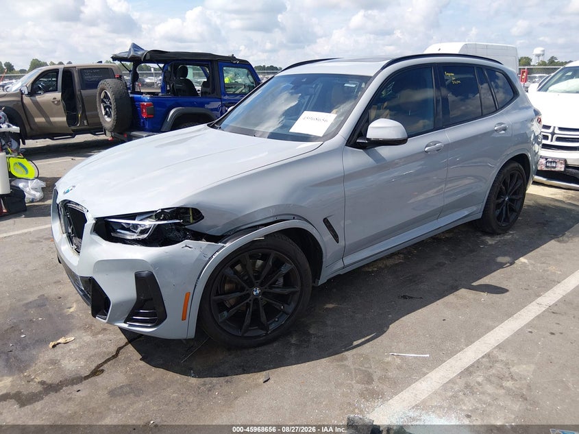 Vin: 5ux43dp07n9k21781, lot: 46467875, bmw x3 sdrive30i 20222