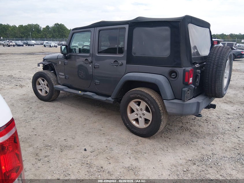 Vin: 1c4bjwdg1hl567358, lot: 46467882, jeep wrangler unlimited sport 4x4 20173