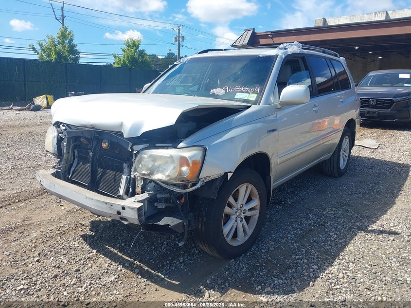 2007 Toyota Highlander, Front End, IAAI, VIN JTEEW21A470037078 — photo 2