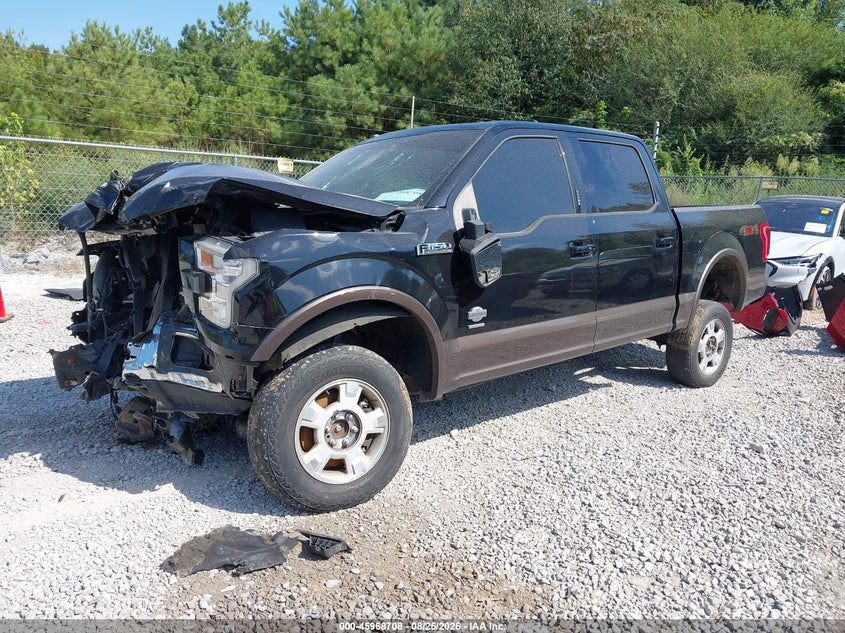 2017 Ford F-150, Front End, IAAI, VIN 1FTEW1EG2HFA89398 — photo 2