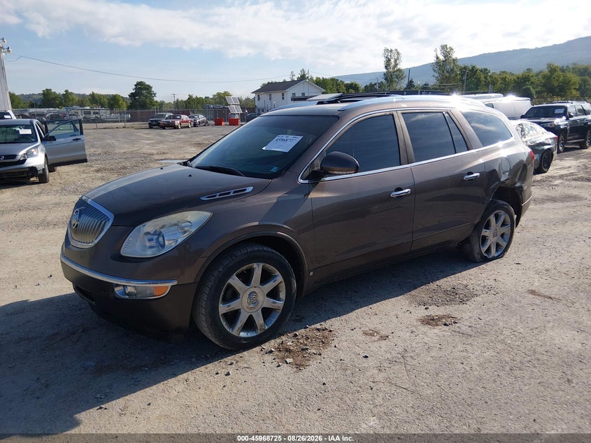 2008 Buick Enclave, Левый зад, IAAI, VIN 5GAEV23778J296542 — фото 2