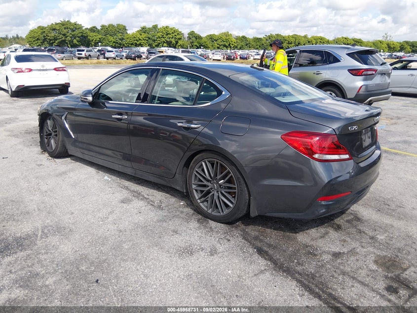 Vin: kmtg34la9ku017460, lot: 46467950, genesis g70 2.0t advanced 20193