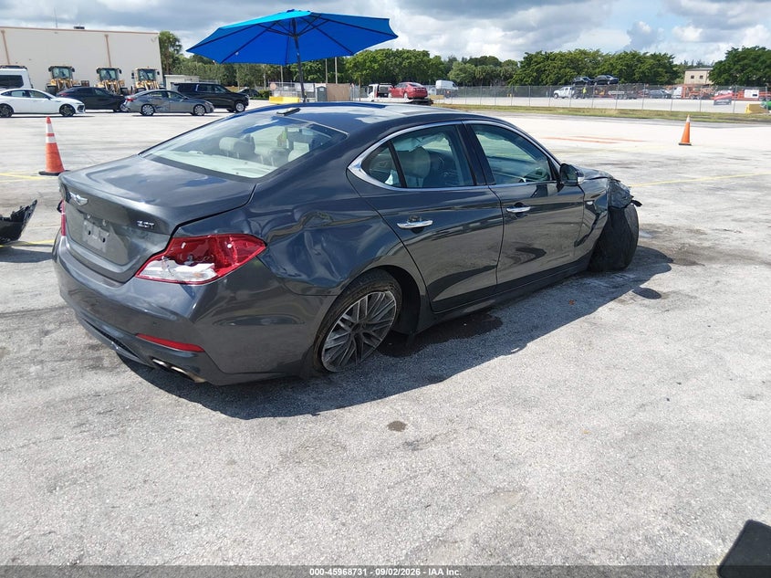 Vin: kmtg34la9ku017460, lot: 46467950, genesis g70 2.0t advanced 20194
