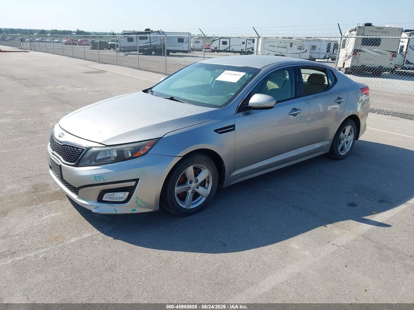 2015 Kia Optima, Theft Recovery, IAAI, VIN 5XXGM4A73FG481956 — photo 2