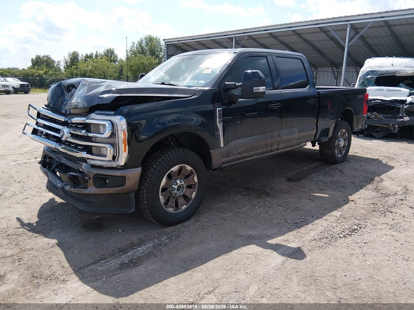 2023 Ford F250, Front End, IAAI, VIN 1FT8W2BT4PEC79275 — photo 2