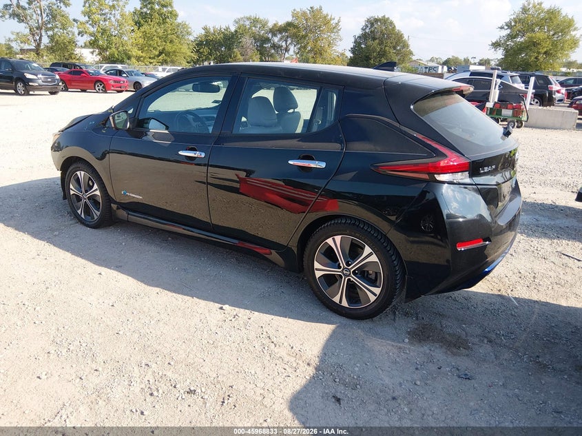 Vin: 1n4az1cp9kc307893, lot: 46468052, nissan leaf sl 20193