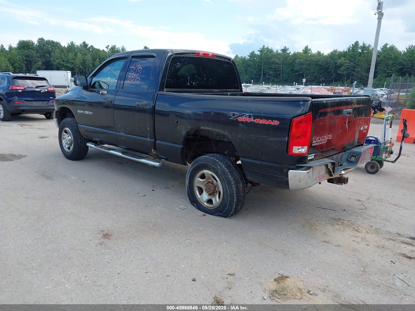 DODGE RAM 2500 2004 VIN 3D7KU28D74G115976