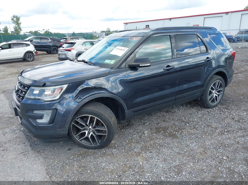 2017 Ford Explorer, Left Front, IAAI, VIN 1FM5K8GT5HGA92557 — photo 2