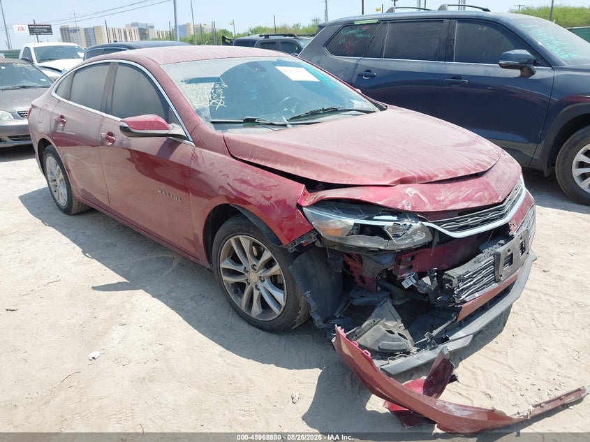2018 Chevrolet Malibu Lt, Перёд, IAAI, VIN 1G1ZD5ST5JF147793