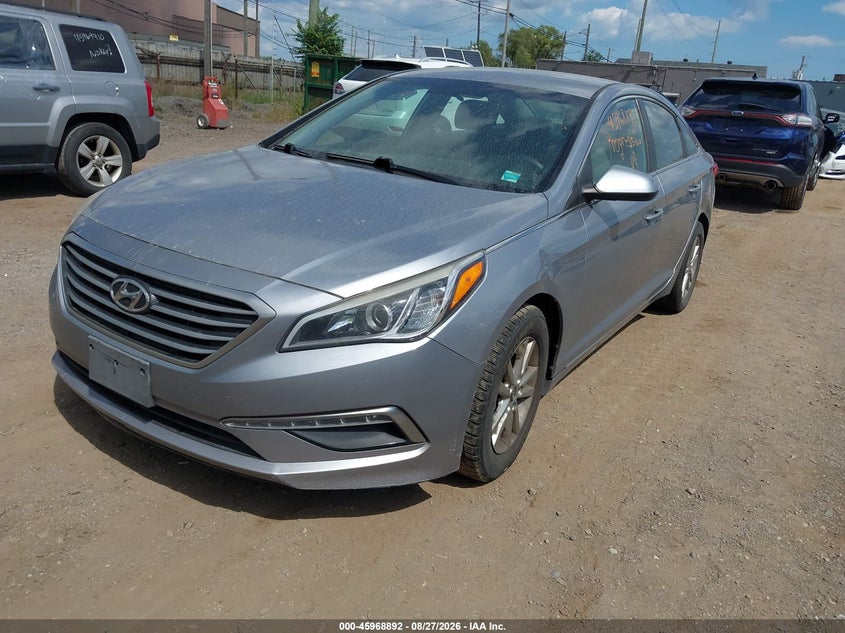 2015 Hyundai Sonata, Right Rear, IAAI, VIN 5NPE24AF6FH007587 — photo 2