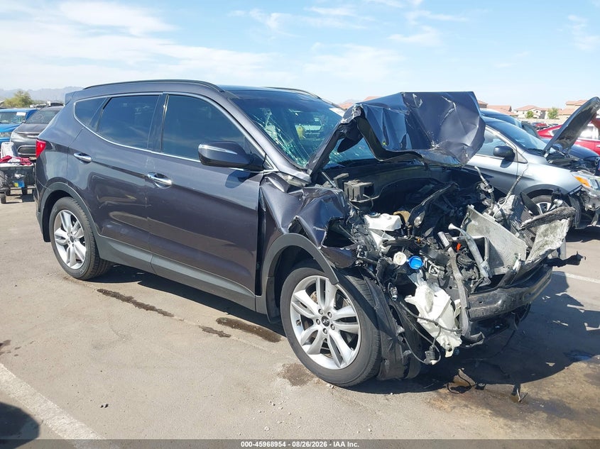 2015 Hyundai Santa Fe Sport 2.0L Turbo, Перёд, IAAI, VIN 5XYZW4LA2FG265779