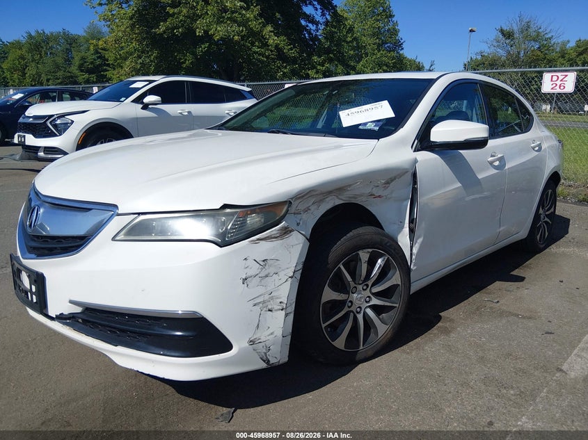 2015 Acura TLX, Front & Rear, IAAI, VIN 19UUB1F38FA024215 — photo 2