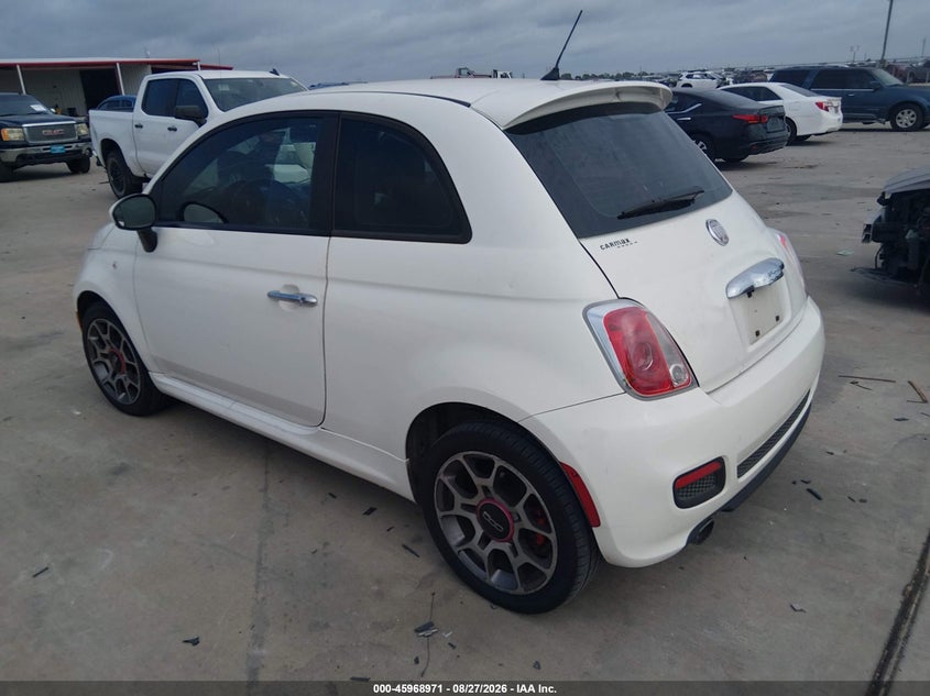 Vin: 3c3cffbr7ct116639, lot: 46468190, fiat 500 sport 20123
