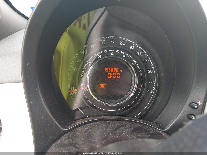 FIAT 500 2012 VIN 3C3CFFBR7CT116639