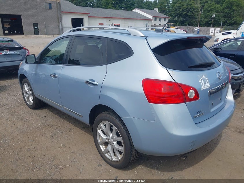 Vin: jn8as5mv6cw380565, lot: 46468217, nissan rogue sv w/sl pkg 20123