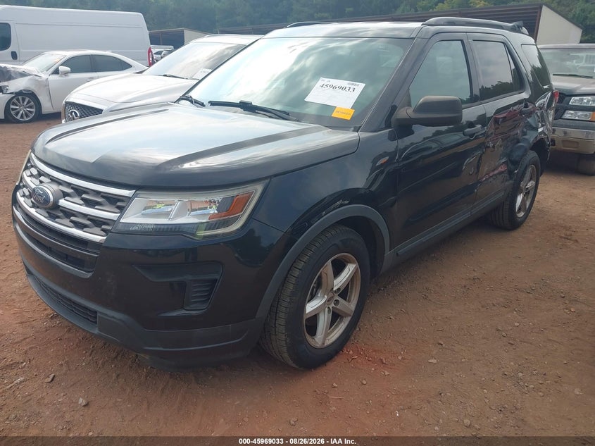 2018 Ford Explorer, Левый бок, IAAI, VIN 1FM5K7B83JGC44015 — фото 2