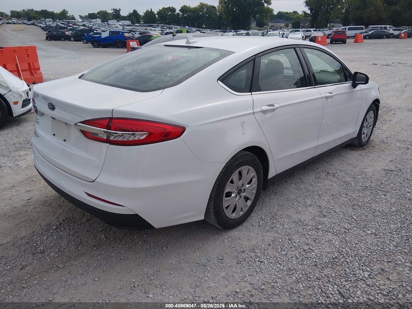 Vin: 3fa6p0g78lr249973, lot: 46468266, ford fusion s 20204