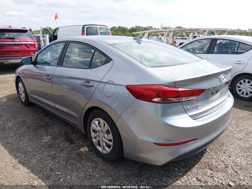Vin: 5npd74lf5hh066563, lot: 46468273, hyundai elantra se 20173