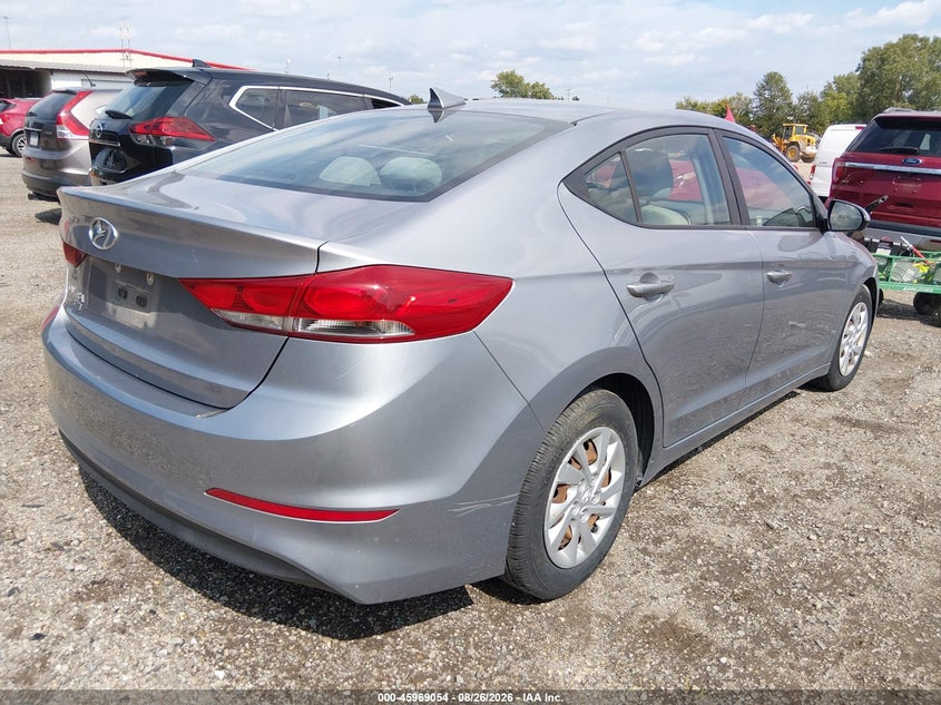 Vin: 5npd74lf5hh066563, lot: 46468273, hyundai elantra se 20174