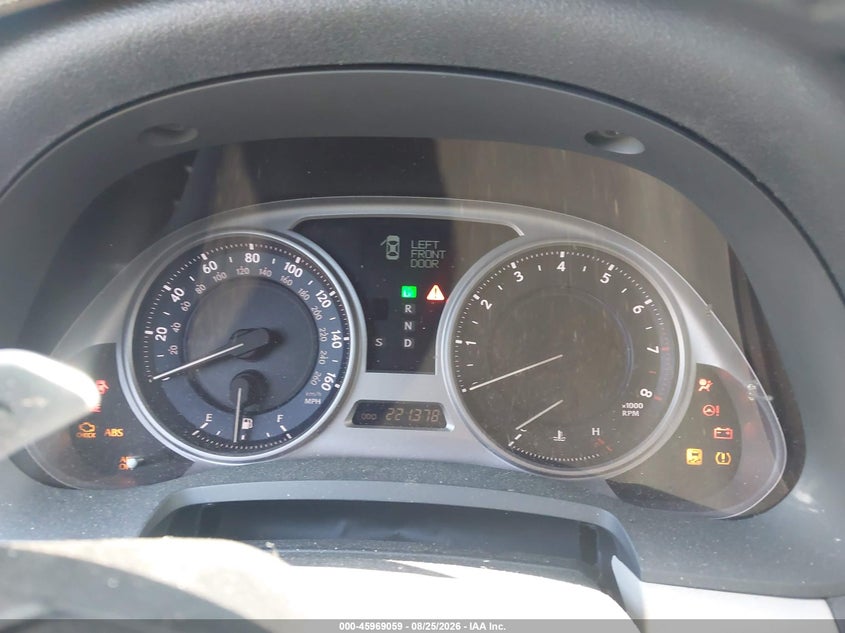 2009 LEXUS IS 250 auction photo 7