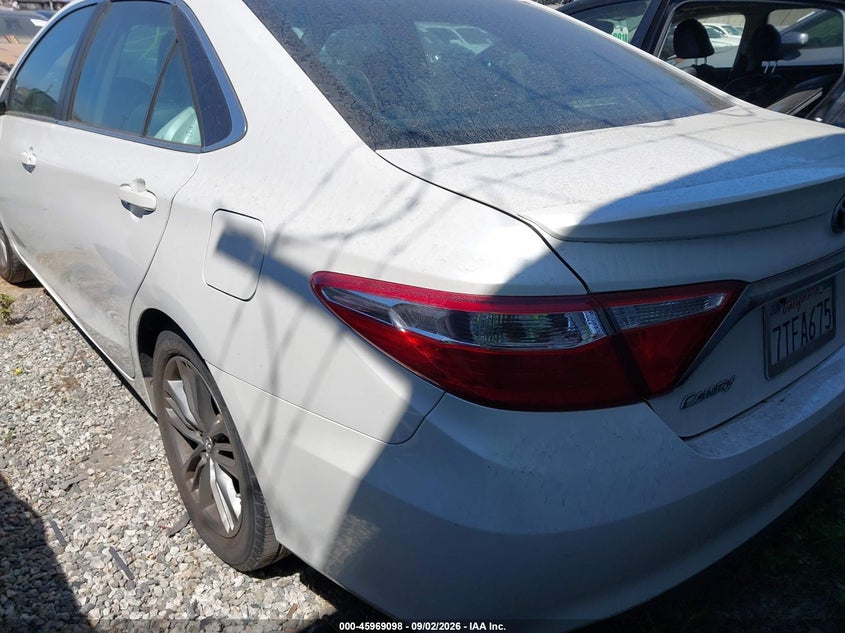 2016 TOYOTA CAMRY SEDAN 2.5L I-4 DOHC, VVT, 156HP