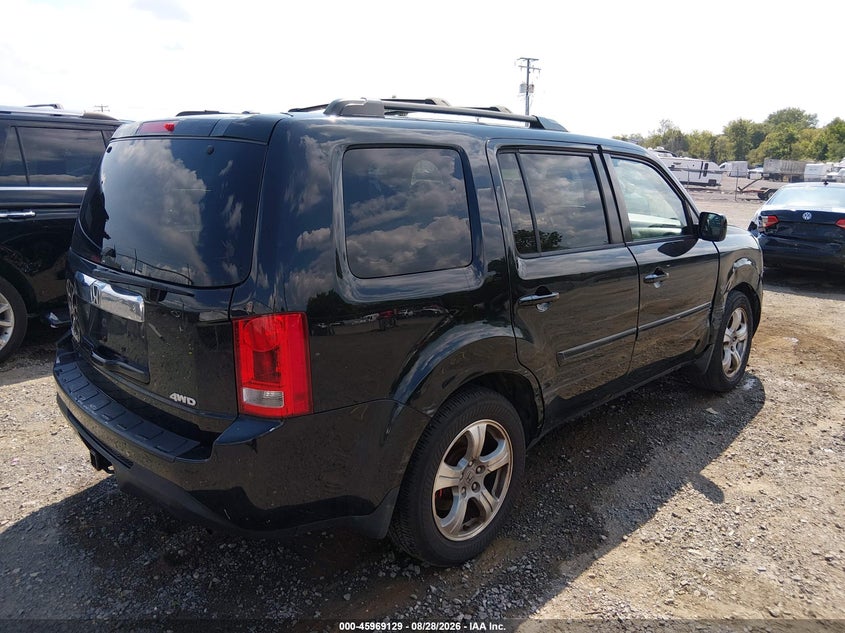 Vin: 5fnyf4h50cb050041, lot: 46468348, honda pilot ex-l 20124