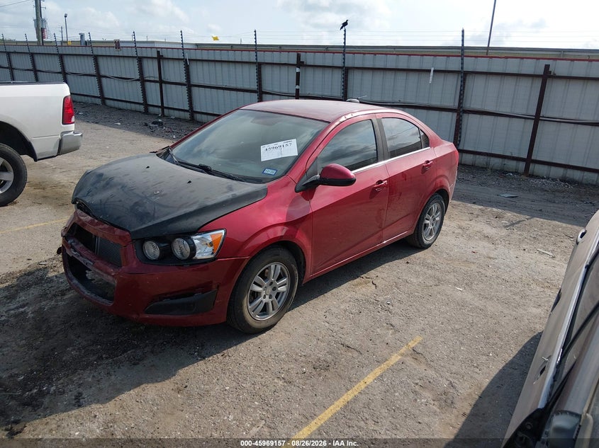 2016 Chevrolet Sonic, Front End, IAAI, VIN 1G1JC5SH5G4163816 — photo 2