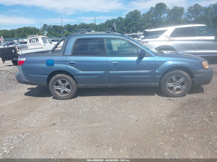 SUBARU BAJA 2006 VIN 4S4BT63C165103346