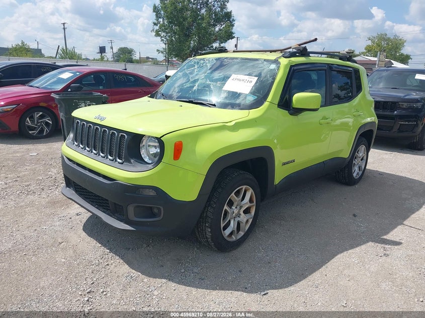 2017 Jeep Renegade, Стихия, IAAI, VIN ZACCJBBB2HPF51508 — фото 2